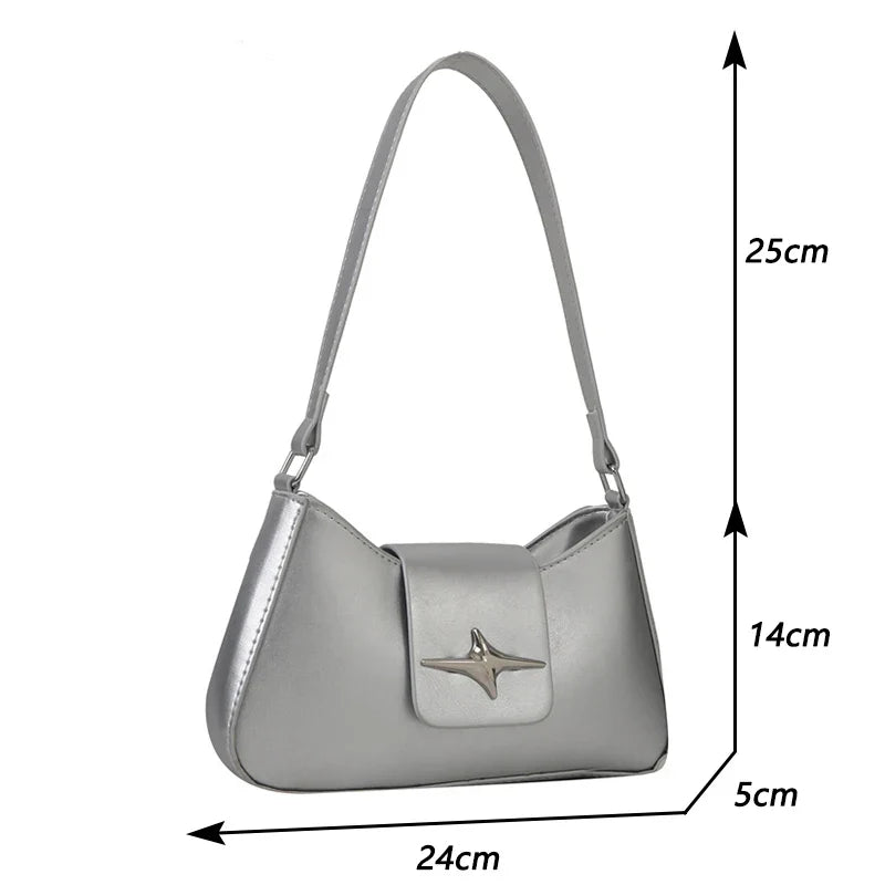 Shoulder Bag - Compact Purse, Y2K Retro Style, Fall 2026 Trend, Regular Use Unisex Handbag Gift