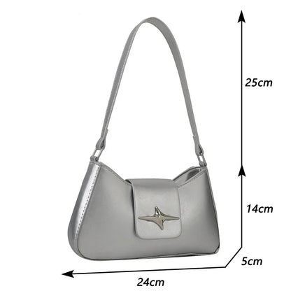 Shoulder Bag - Compact Purse, Y2K Retro Style, Fall 2026 Trend, Regular Use Unisex Handbag Gift