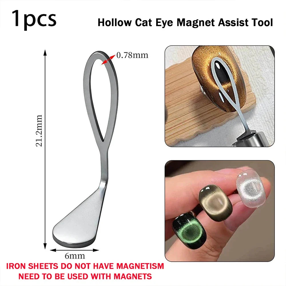 Cat2026 Edition Eye Nail Magnet Double Headed Magnetic Pen Device For Precise Nail Art Design TikTok Viral Fall