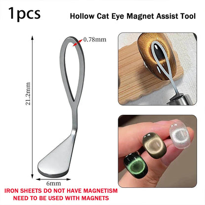 Cat2026 Edition Eye Nail Magnet Double Headed Magnetic Pen Device For Precise Nail Art Design TikTok Viral Fall