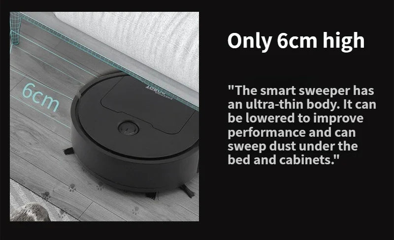 Sweeping Suction Robot 3 In 1 Mini Automatic Sweeper
