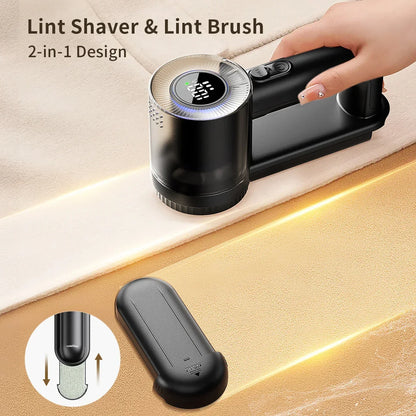 Fabric Shaver Cordless Battery-Powered Digital Display Sweater Lint Remover Fall 2025 Refreshes Clothing
