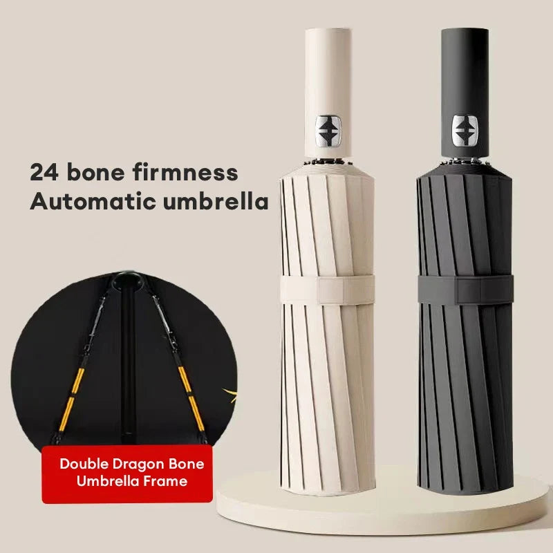Automatic Fully 24-Bone Umbrella for All Weather Protection