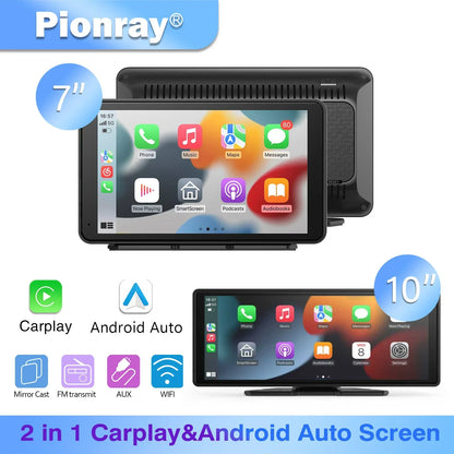 CarPlay2025 Edition Screen Universal Cordless CarPlay And Android Auto Car Stereo Head Unit With Mirror Cast WiFi Fall