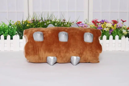 Plush Dragon Trio Stuffed Animals Kit Rolling Log Toy