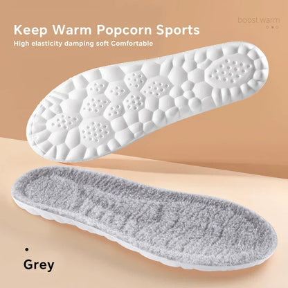 Heated Self Insoles Real Cashmere 4D Cloud Thermal Winter 2025 Arch Support Anti Odor