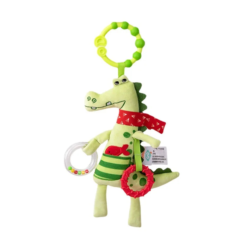 Spiral Giraffe Crib Toy Newborn Sensory Toys Rattle