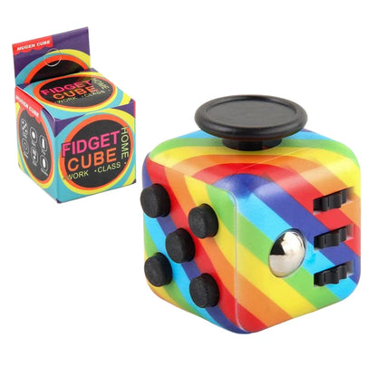Cube Fidget Antistress Spinner Toy Sensory Stress Relief