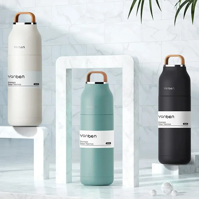 Water Travel Bottle 350ml 304 Stainless Steel Vacuum Thermos Flask Fall 2025 Insulated Leakproof On The Go