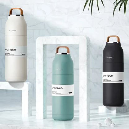 Water Travel Bottle 350ml 304 Stainless Steel Vacuum Thermos Flask Fall 2025 Insulated Leakproof On The Go