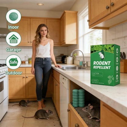 Rodent2026 Edition Repellent Balls Peppermint Oil Organic Rodent Deterrent 12 Pack Household And Pet Safety Fall