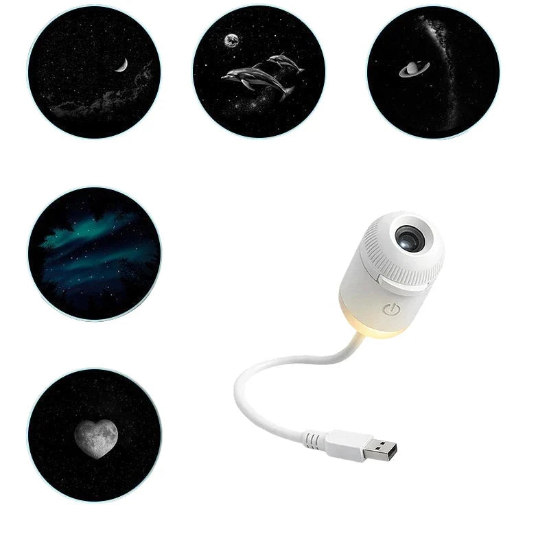 Galaxy Star Projector Night Light 2-in-1 Mood Lamp With Flexible Brightness Viral Fall 2026 Gift
