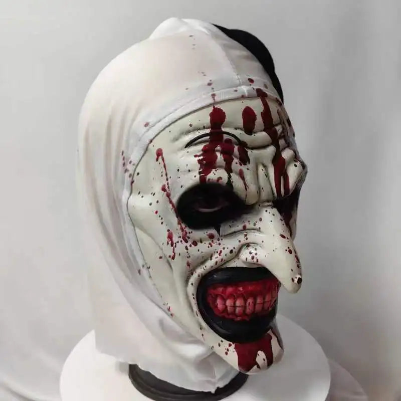 Horror2025 Edition Clown Mask Latex Cosplay Terrifier Halloween