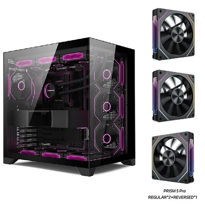 PC Gaming Case Dreamland Pro ATX Dual Glass 360mm Chassis