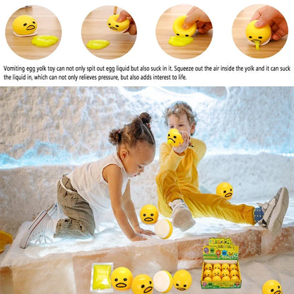 Relief Stress Egg Yolk Squeeze Toy Vomit Gag Funny Gift