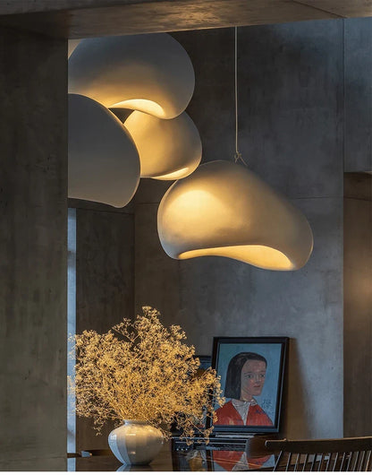 Japandi Pendant Ceiling Lamps Scandinavian Wabi Sabi LED Dining Room