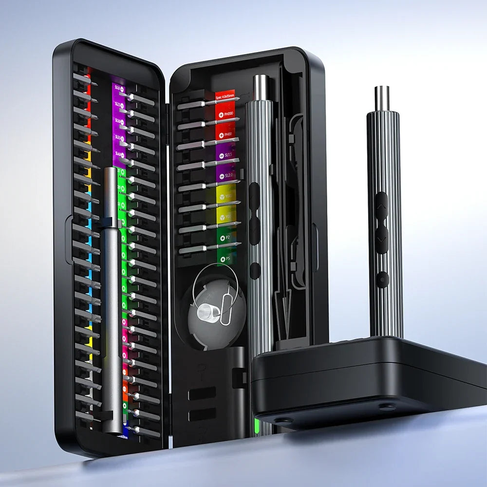 Motor-Driven Screwdriver 58-In-1 Battery-Powered Accurate Repair Kit Cordless Travel-Friendly Tech Repair Fall 2025 Magnetic