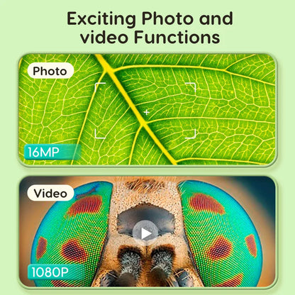 Hand-Held Digital Microscope for Kids - 1000x Magnification, 2" IPS Screen, Coin Collector Device