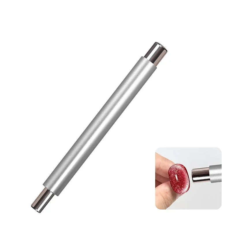 Cat2026 Edition Eye Nail Magnet Double Headed Magnetic Pen Device For Precise Nail Art Design TikTok Viral Fall