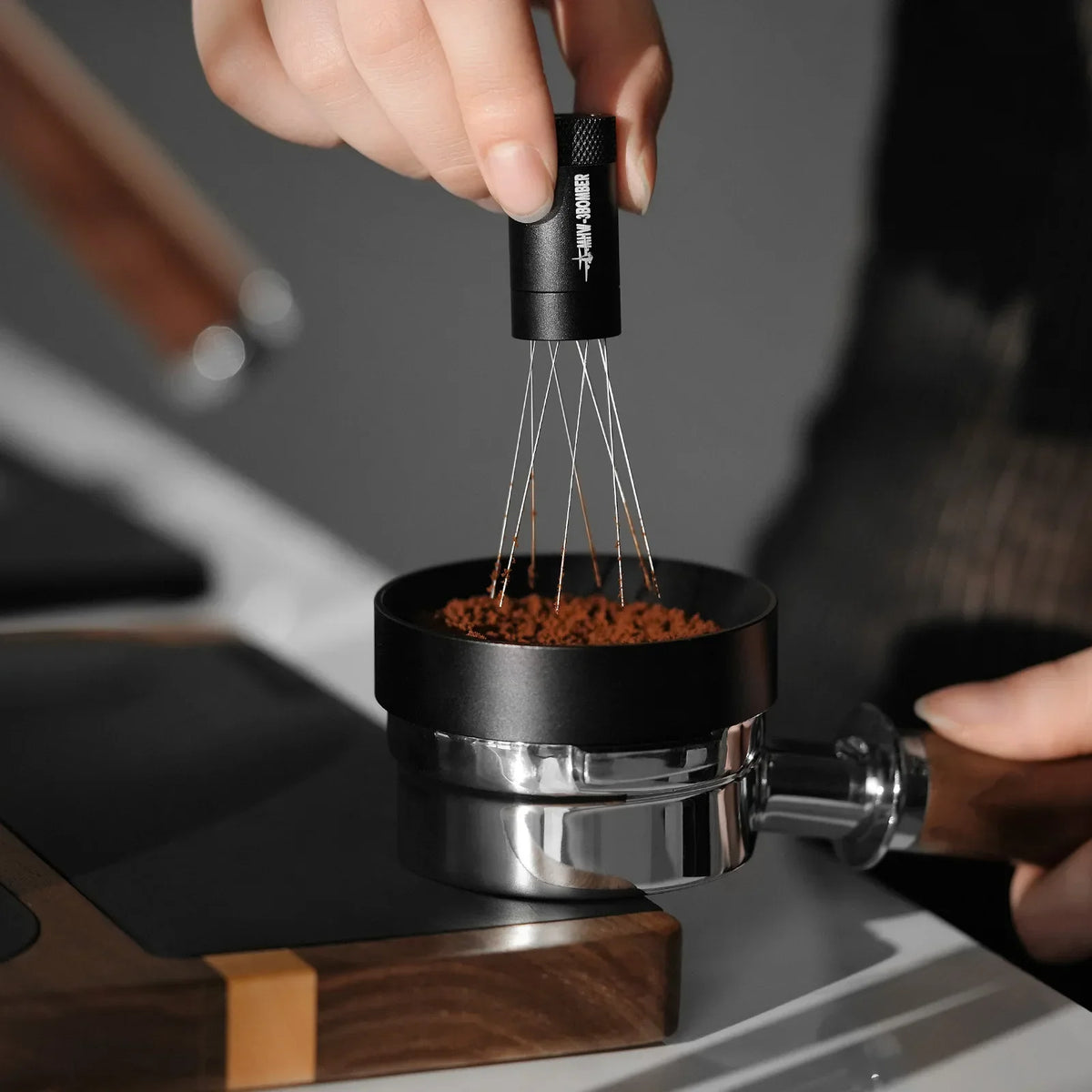 Coffee Distribution Device Flexible Magnetic WDT Stirrer Stand Barista Gifts Fall 2025 Precise Espresso Needles Included