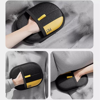 Removes Hair from Furniture and Coat, Cats and Dogs – Double-Sided Pet Grooming Glove