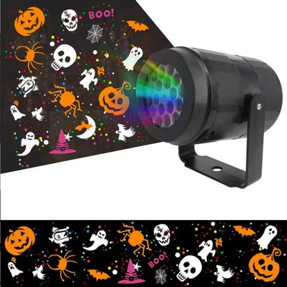 Projector Halloween Lights Outdoor Rotating LED Decor