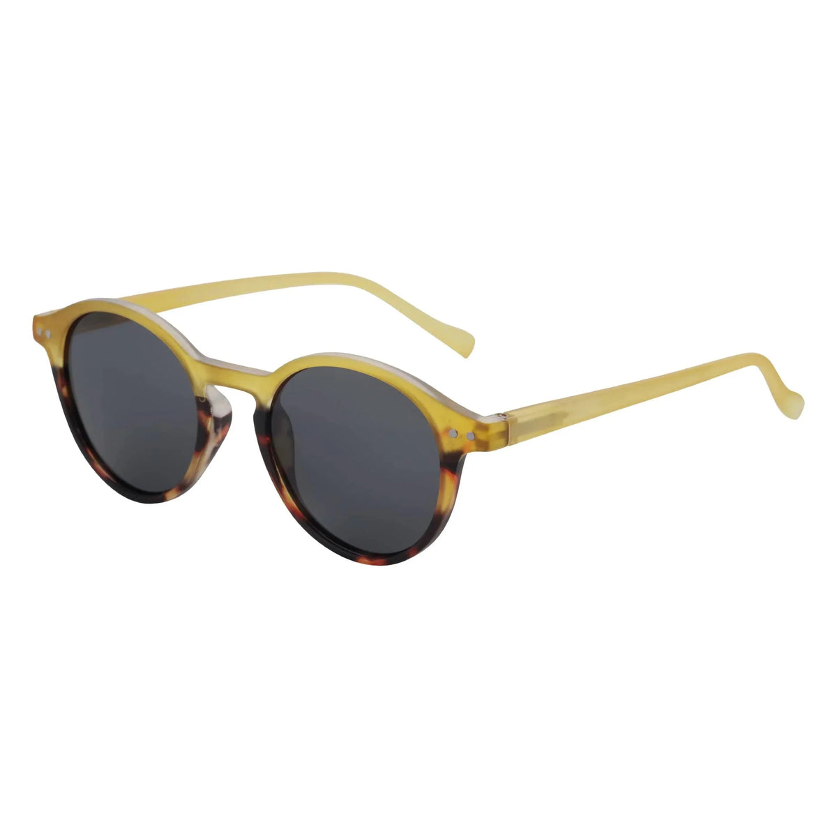 Retro Sunglasses Compact Round Frame UV400 Men Women Vintage Goggles Shade