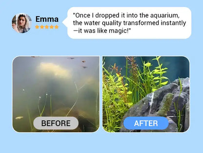 Fast-Acting Fish Tank Clarifier Eco-Friendly 2026 – Aquarium Water Purification Tablets