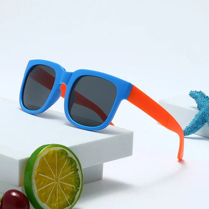 Sunglasses Kids Foldable Square Frame UV400 Protection for Outdoor Play Summer 2026 Gift Idea