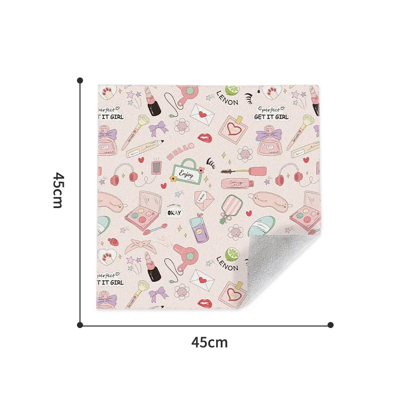 Magic Cloth Makeup Bag - Travel-Friendly Camera Lens Wrapping Storage, Self-adhesive Organizing Bag