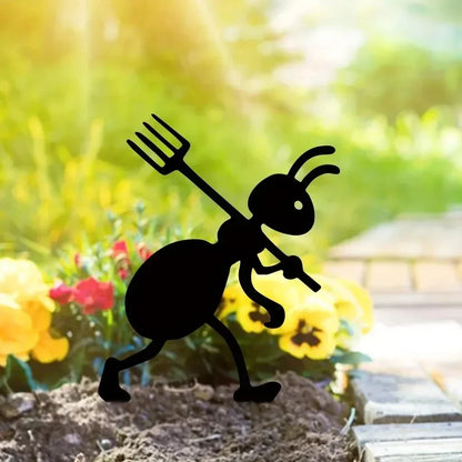 Garden Ant Decor Metal Yard Ants Garden Stakes Backyard Lawn Art TikTok Viral Summer 2026 Gift