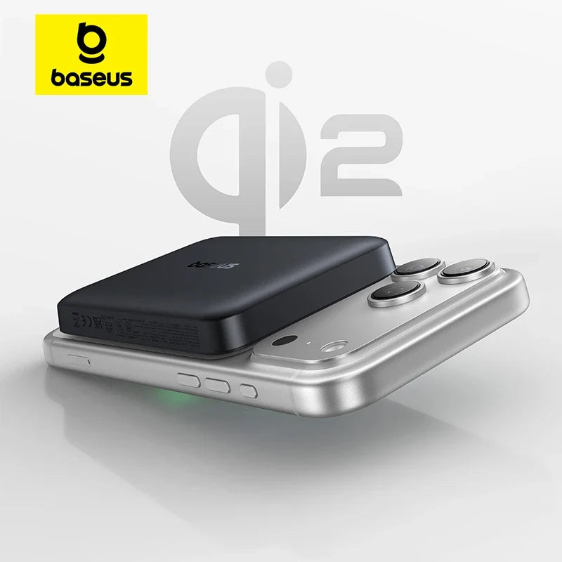 15W Cordless & 22.5W USB-C Charging for iPhone & Samsung 2026 – Qi2 Magnetic Power Bank 10000mAh