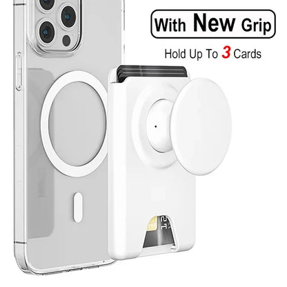Magnetic2026 Edition Wallet With Expanding Grip For Phones Universal Card Holder Case Anti Scratch And Dustproof Back To School