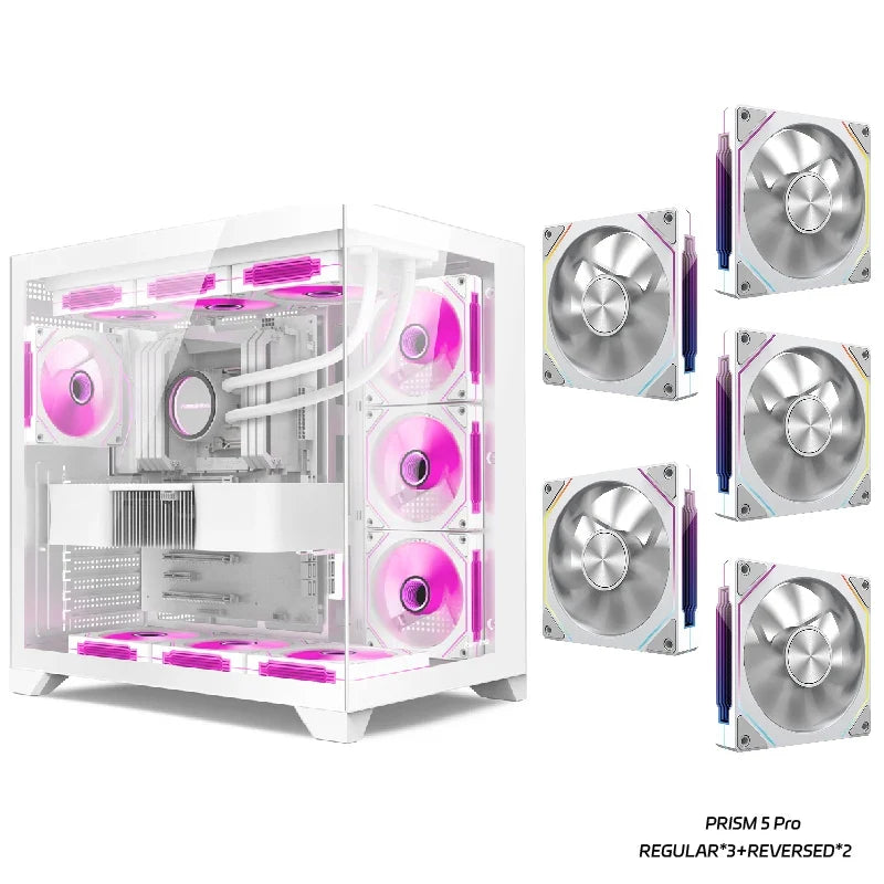 PC Gaming Case Dreamland Pro ATX Dual Glass 360mm Chassis