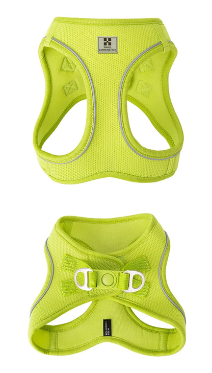 Dog Harness Leash Kit Reflective Padded Vest All Seasons Outdoor Walking Gift Idea