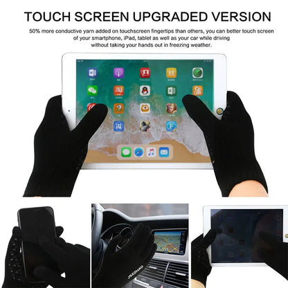 Gloves Winter Thermal Knit Touch Screen Gloves Winter Essentials 2026 Warmth For Running And Driving