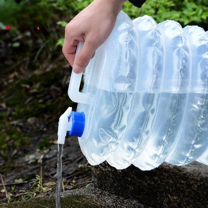 Outdoor Camping Hiking Picnic Emergency Carrier 2026 – Travel-Friendly Foldable Collapsible Water Bag 5–15L