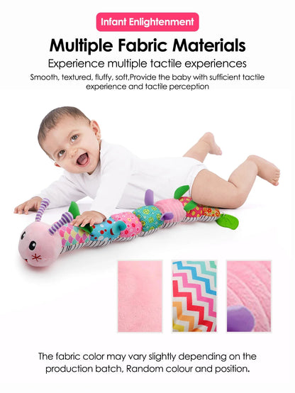 Plush Giraffe Baby Rattle Hanging Plush Newborn Sensory Toys