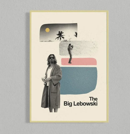 Movie Retro Poster Canvas Collage Mid Century Wall Art