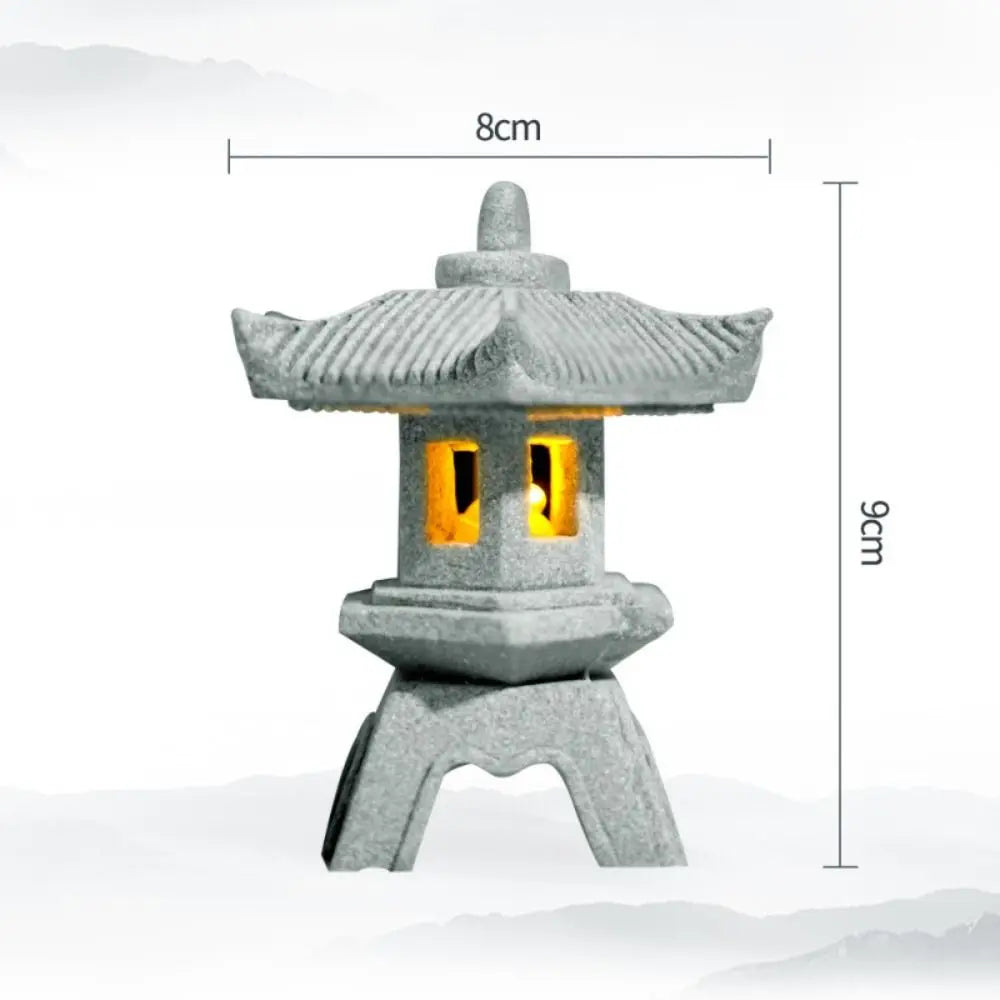 Lantern Pagoda Garden Statue Zen Yard Light Miniature Lamp for Micro Landscape Decor Fall 2026 Trend