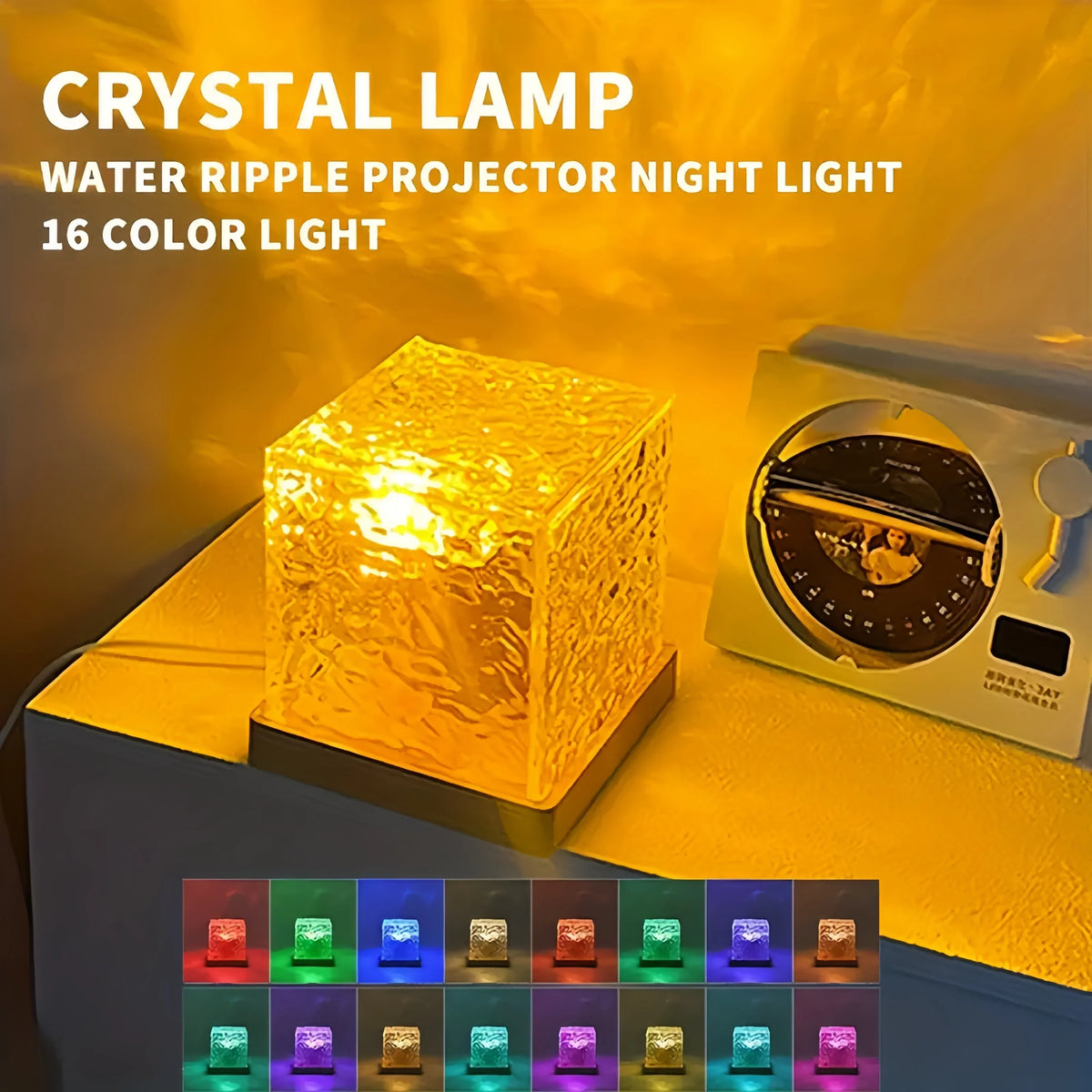 Light Projection Ocean Wave Aurora LED Night Light With Remote USB Powered Dimmable Rotating Fall 2026 Gift Idea