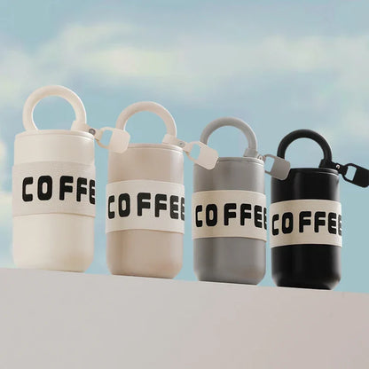 Coffee2025 Edition Travel Mug 304 Stainless Steel 460ml Insulated Tumbler Travel-Friendly With Handle Fashion Cute Fall