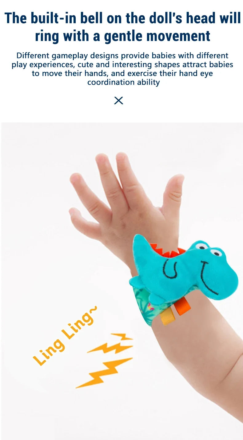 Baby Wrist Rattle Kit Newborn Sensory Toys Soothing Gift
