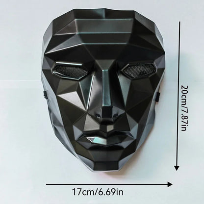 3D Cat Mask for Halloween Cosplay, Lightweight and Breathable Costume Accessory, Multi-Color Design-3