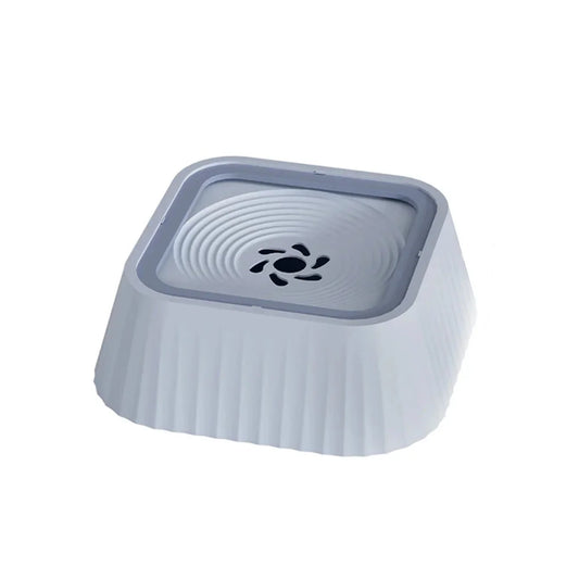 Water Pet Fountain with Floating Plates No Spill Bowl for Dogs