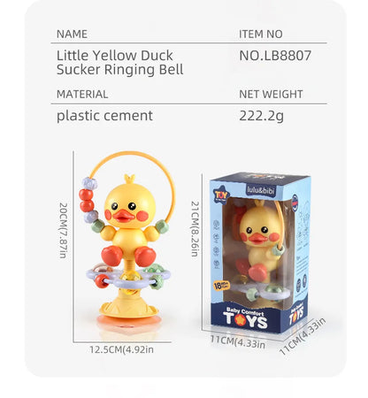 Soothing Baby Rattle Suction Cup Newborn Sensory Toys