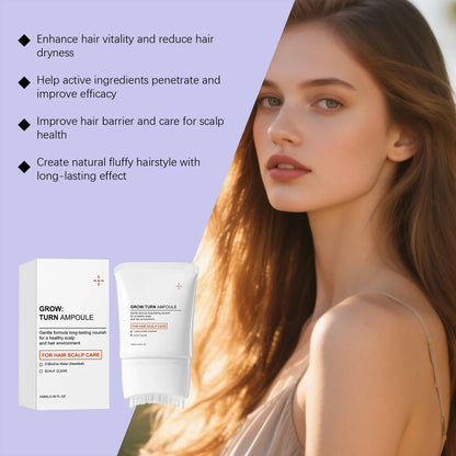 Hair Growth Treatment Minimizes Hair Loss Repair 2026 – Scalp Serum with Integrated Massager Brush 100ml