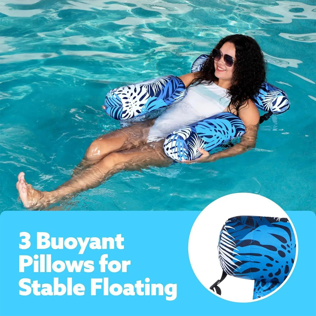 Pool Inflatable Float Hammock Chair Water Lounge Bed Summer 2026 Adults