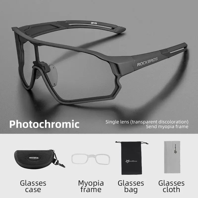 Photochromic Cycling Glasses Light MTB Road Sunglasses With UV400 Protection Summer 2026 Trend