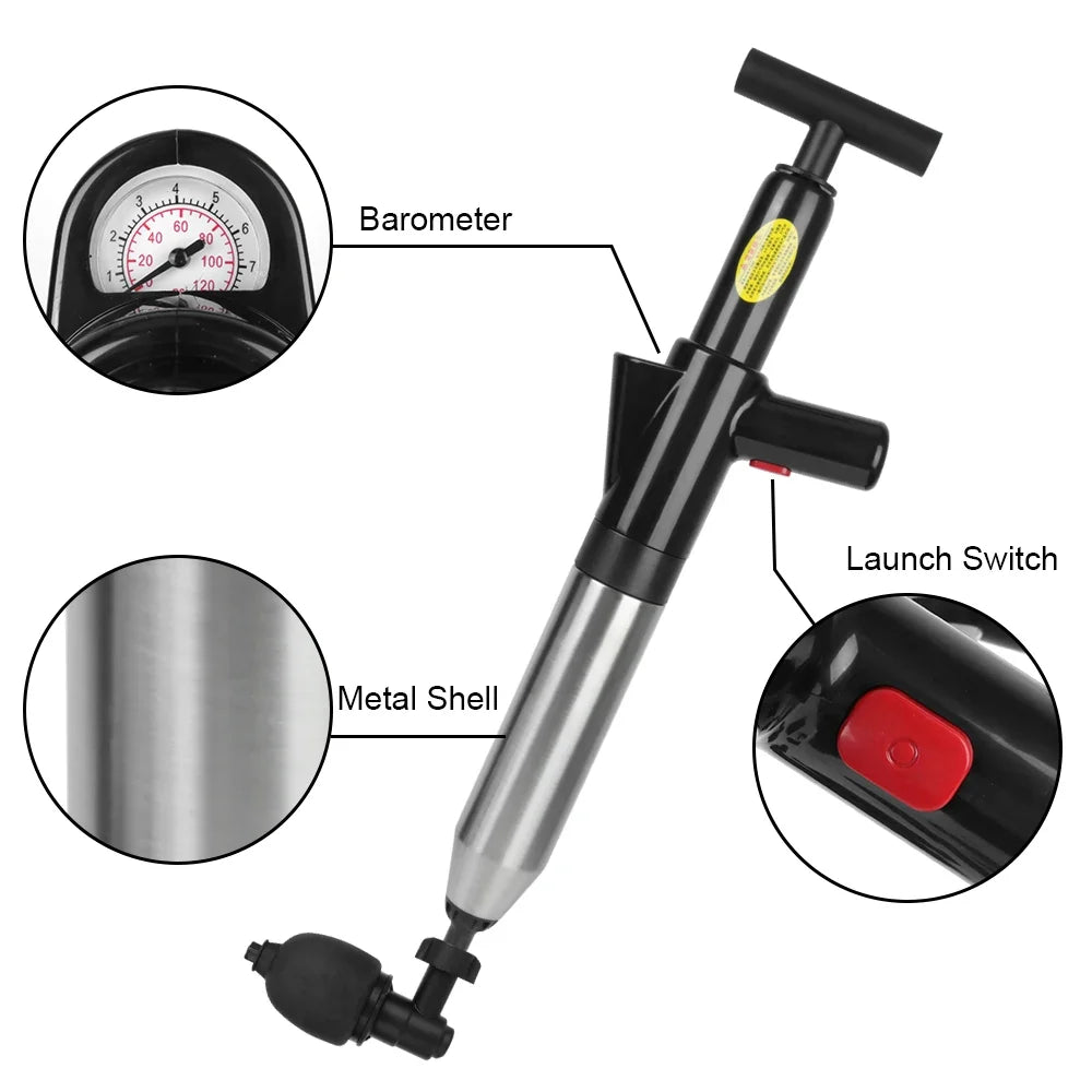 Toilet2026 Edition Plunger High Pressure Drain Unblocker Hydro Blast Style Eco Friendly Household Repair Fall